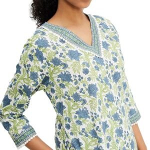 Max Women's Polyester Regular Fit Casual Kurta