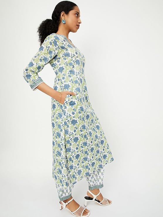 Max Women's Polyester Regular Fit Casual Kurta - Image 4