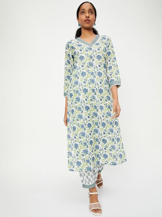 Max Women's Polyester Regular Fit Casual Kurta - Image 5