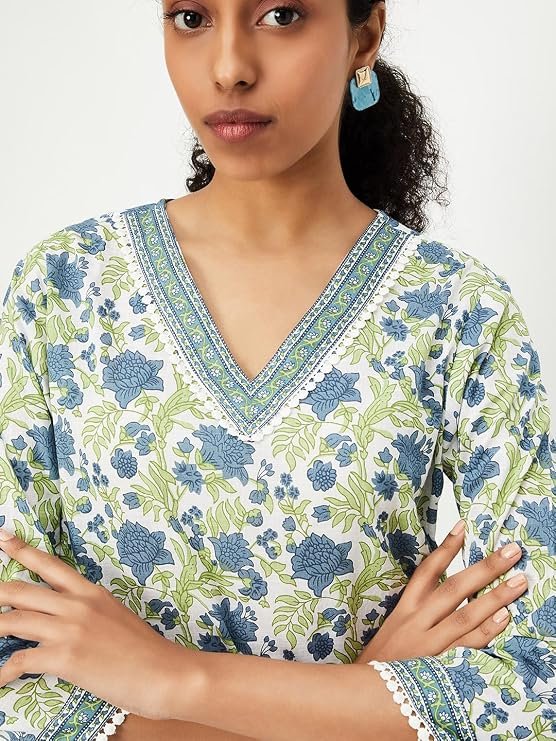 Max Women's Polyester Regular Fit Casual Kurta - Image 6