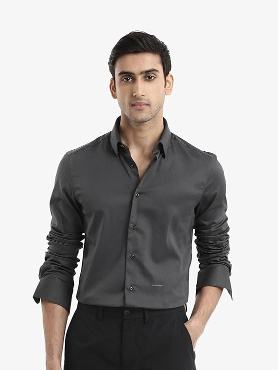 Rare Rabbit Regular fit Plain Shirt - Image 4