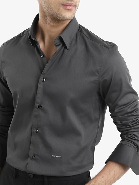 Rare Rabbit Regular fit Plain Shirt - Image 5